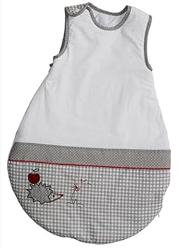 roba Schlafsack, 70cm, Babyschlafsack ganzjahres/ganzjährig, aus atmungsaktiver Baumwolle, Kollektion 'Adam & Eule'