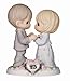 Precious Moments, Our Love Still Sparkles In Your Eyes, 25th Anniversary, Bisque Porcelain Figurine, 115911
