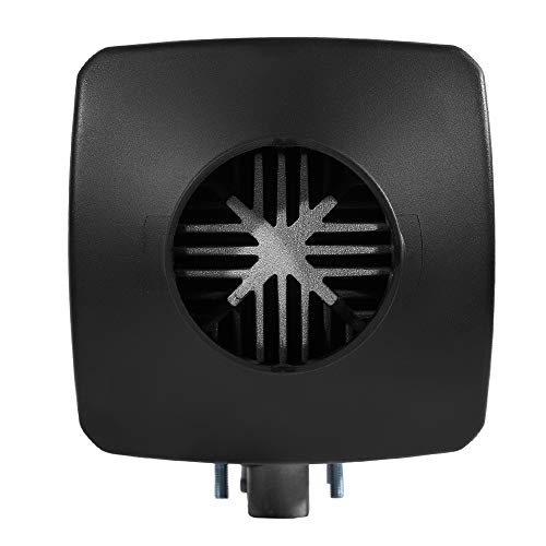 DOMINTY New 12V Air Diesel Fuel Heater 5KW Vehicle Heater LCD Monitor Silencer 5000W for Trucks Boats Bus Cars Motor-Homesvans Caravans RV's Camping Trailers Black