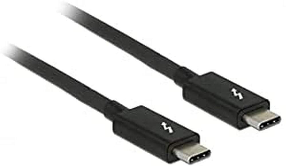 DeLOCK 84845 Thunderbolt cable 1 m 20 Gbit/s Black