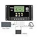 ALLPOWERS 30A Solar Charger Controller 12V/24V Solar Panel Battery Intelligent Regulator with Dual USB Ports, LCD Display