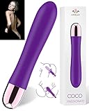G Spot Vibrator for Vagina Stimulation, Ultra Soft Bendable Rechargeable Dildo Vibrator with 9 Vibration Patterns-Adult Sex Toys for Women and Couple