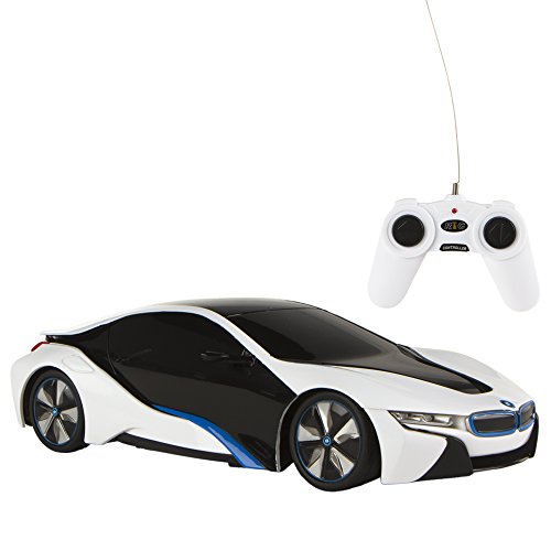 BMW i8, coche teledirigido, escala 1:24, color blanco