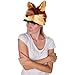 Rittle Furry Red Fox Animal Hat, Realistic Plush Costume Headwear - One Size