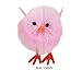 WEWILL Adorable Mini Vibrant Colors Easter Chicks - Box of 6 Party Decoration Easter Egg Bonnet Decoration Plush Chicks, 1.5-Inch(Style 3)