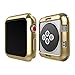 Alritz for Apple Watch 3 Bumper 42mm 38mm, Soft TPU Protective Case Cover for Apple Watch Series 1 Series 2 Series 3 Nike+ Sport Edition (Gold/Clear, 38mm)