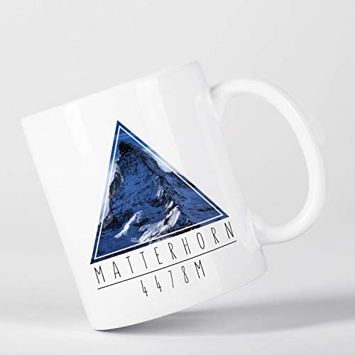 55BoydSan Matterhorn Mountain Swiss Alps Switzerland Climbing Inspirational Mug