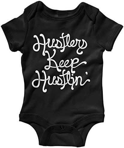 Freshism Baby Hustlers Keep Creeper - Black, NB