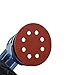 ZXUEZHENG 30pcs 5 Inch Discs Pads 8 Holes Abrasive Sanding Discs Sanding Paper 800/1000/1200/1500/2000 Grit Sandpapers