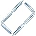 Shells 50PCS Silver Color Carbon Steel Metal Right-Angle Hooks 7 Shape Screw Hooks Self-Tapping Screws Hooks L Shape Hooks 34 X15mm