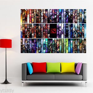 Bingirl Giant Poster Huge Print DOTA 2 Defence of The Ancient Wall Art Deco