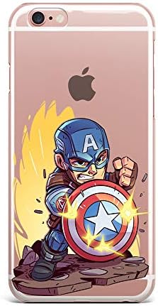 iPhone 6s Case, iPhone 6 Case, Aertemisi Clear TPU Soft Slim Flexible Silicone Cover Phone Case for Apple iPhone 6s / iPhone 6 (4.7'') - Captain America Civil War