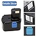 3000mAh 14.4v Power Tool Replacement Battery for Hitachi EB1414S EB 1414 1414S 1424 14B 14S 324367 EB14B EB14S EB1412S DS14DL DV14DL DS14DVF3 UB18D Hitachi Cordless Drill Battery pack,parts