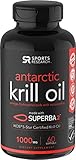 Antarctic Krill Oil 1000mg with Astaxanthin | 60 Liquid Softgels - 2 Month Supply