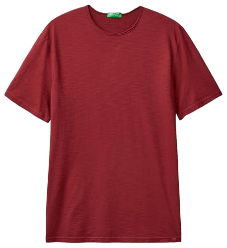 United Colors of Benetton Herren 3je1j19a5 T-Shirt, rot, XL