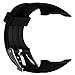 MOTONG Garmin Forerunner 10/15 Replacement Band For Women - MOTONG Silicone Strap Replacement Band For Garmin Forerunner 10/15,For Women (Silicone Black)