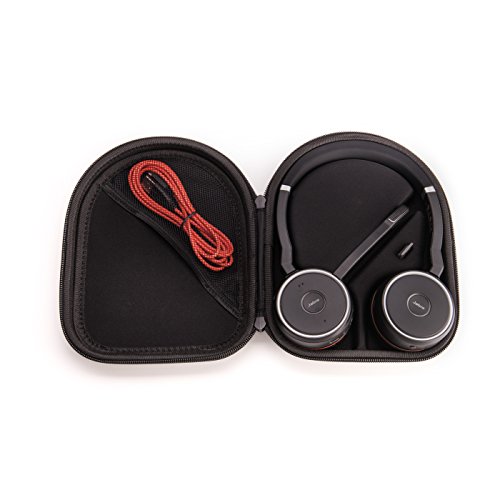 Jabra Evolve 75 MS Wireless Stereo On-Ear Headset – Microsoft Certified Headphones With Long-Lasting Battery and… - Afbeelding 7