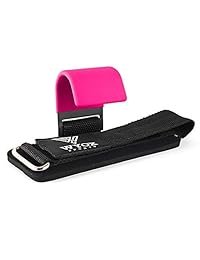 wyox Power Metal de acero correa de levantamiento de pesas Ganchos Soporte De Muñeca Guantes...