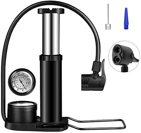Allium Mini Foot Pump Compressor Tube Adapter Set For Inflatables Air Mattress Camping Pool Floats Boat A Pool Sink Car Tires Bikes Amazon In Sports Fitness Outdoors Bike Pump To Air Mattress Adapter
