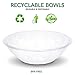 Stock Your Home 64oz Clear Plastic Salad Bowls with Lids Disposable (10 Pack) Extra Large Takeout Container with Snap on Lid for Fruit Salads, Lunch, Meal Prep, Acai Bowl, To-Go Party Containers