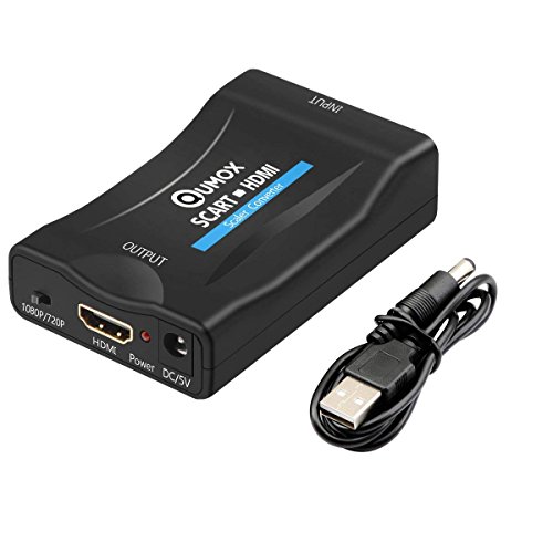 QUMOX SCART to HDMI Video Audio Converter Adapter for HDTV STB VHS Sky DVD 1080P - Thumbnail 3