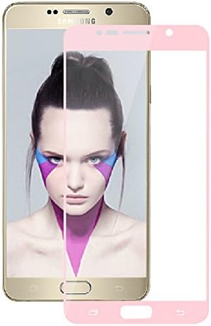 [Full Coverage] Note 5 Color Screen Protector, Aikice Premium Pink Glass Screen Protector for Samsung Galaxy Note 5 Anti-Scratch,Bubble Free,Anti-Fingerprints