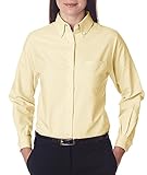 Ultraclub Ladies Classic Wrinkle-Free Long-Sleeve Oxford (8990)