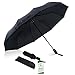 Procella Windproof Travel Umbrella, Compact and Small Closed - Large 46 In Open, Super Wind Rain Resistant - Lightweight & Portable - Automatic Open/Close - Best Travel Accessories for Men and Women