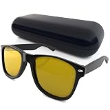 Wayfarer Sunglasses and Yellow Tinted Computer Glasses Eye Strain Perfect for Gaming Anti Glare Night Driving Glasses Or Shooting Anti Blue Light Rays & UV UVB Protection Frames For Women and Men