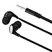 Insten Black/Silver in-Ear Stereo Headset Compatible with iPhone X/8 Plus/7/ Kindle Fire HD 7 2nd Gen Fire HDX 7/Kindle Fire HDX 8.9/ Galaxy S10/S10 Plus/S10e/S9/S9+ S9 Plus/S8/S8+ Plus