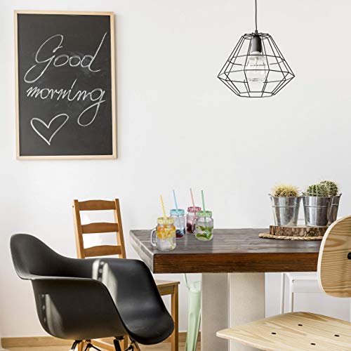 Relaxdays, bunt Trinkgläser mit Strohhalm, 8er Set, 400 ml, Gastro, Deckelgläser mit Henkel, Ice Cold Drink Gläserset, Glas, 8 Stück (1er Pack), 10023415 – Bild 4