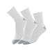 Gildan Work Basics Men's Quality Cotton Short Crew Athletic Socks / Shoe Size 6-12 (Pack of 3)White