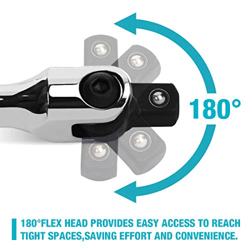 DURATECH 3Piece Breaker Bar Set, 1/4'', 3/8'' & 1/2'' Drive Breaker