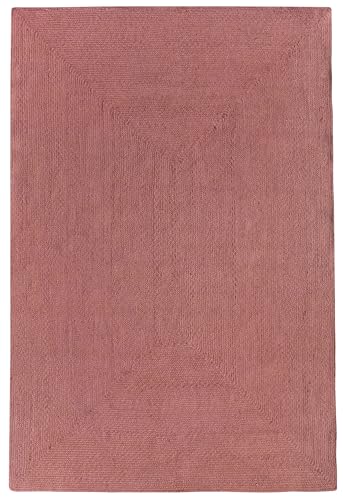 HAMID Nansa Indoor/Outdoor Pet Recycled Rug – Washable and Waterproof – Ecological and Sustainable – Ideal for Terrace, Garden or Living Room (300 x 240 cm, Cherry)