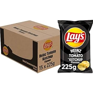 Lay’s Chips Heinz Tomato Ketchup, Doos 15 stuks x 225 g