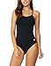 Baleaf Women's Athletic Training Adjustable Strap One Piece Swimsuit Swimwear Bathing Suit Black 34