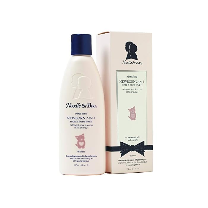 Noodle & Boo 2-in-1 Newborn Hair & Baby Body Wash for Baby, 8 Fl Oz