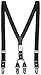 Jabeu Kids and Baby Cute Elastic Suspenders, Y Back Adjustable Solid Color with Metal Clip on Clasp