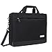 Laptop Bag, Becky 15.6 inch Laptop Briefcase, College Students Business Office Professional Computer Case for Men Women, Stylish Shoulder Messenger Bag for Notebook/Computer/Tablet/MacBook, Black