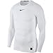 Nike Men's Top Comp, White/Black, L