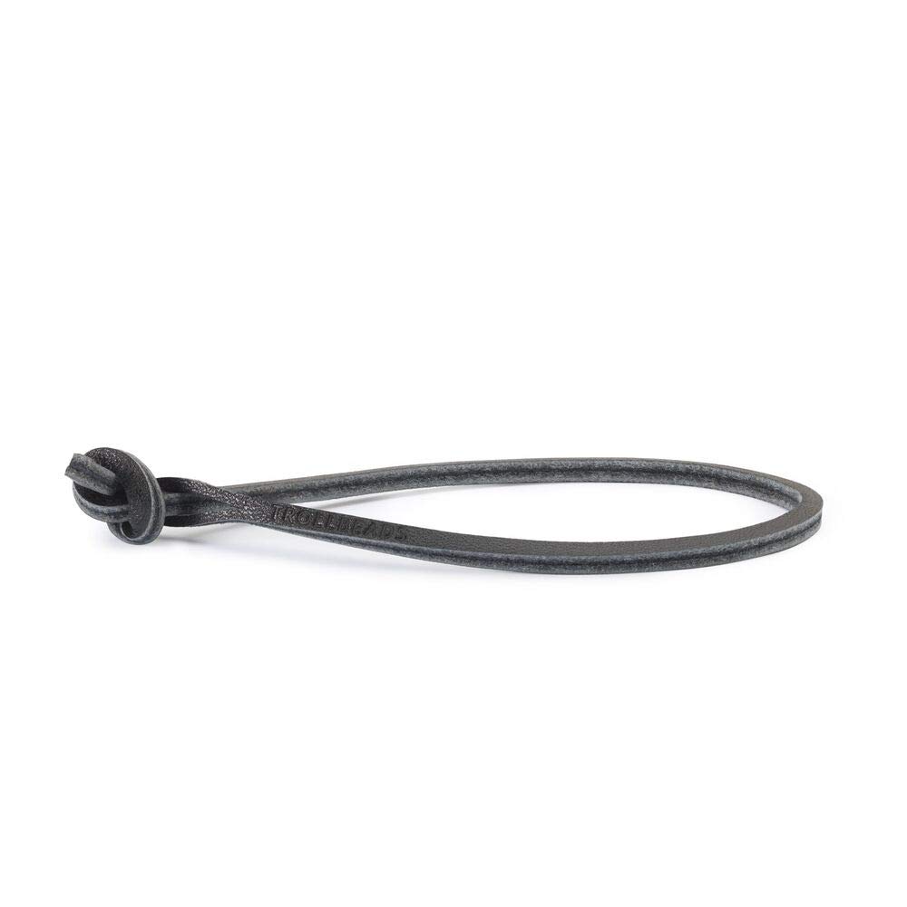 Trollbeads Single Leather Bracelet, Black