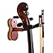 Violin Hanger with Bow Hanger - Hardwood Home & Studio Wall Mount Hanger for Violin/Viola (MA-5 Sapele)