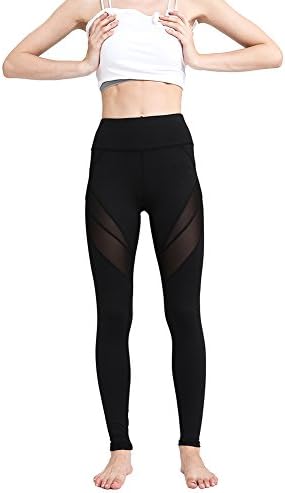 IBOWO Women's Yoga Capris Pants Workout Leggings Non See-Through Fabric (Pants)