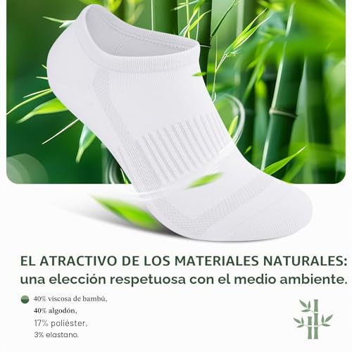 Cirorld Mens Womens Bamboo Sports Socks Breathable Running Cotton Socks 6 Pairs