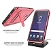 PunkCase Galaxy S8 Waterproof Case, [KickStud Series] [Slim Fit] [IP68 Certified] [Shockproof] [Snowproof] Armor Cover W/Built-in Kickstand + Screen Protector for Samsung Galaxy S8 [Pink]