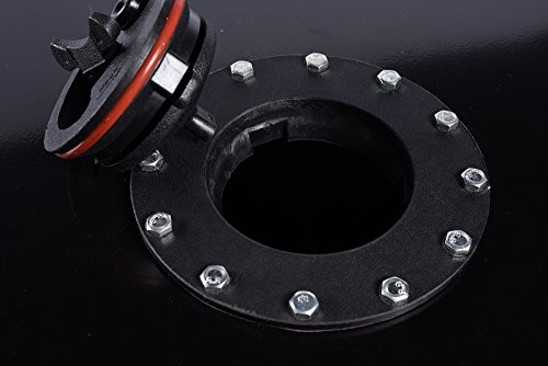 SUNROAD 15-Gallon Fuel Cell Gas Tank Aluminum Polished Racing Street Drift Strip Fuel Cell Tank with Level Sender Foam Black - Thumbnail 4