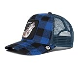 Goorin Bros. Trucker Cap Code Blue Lone Wolf Blue