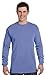 Comfort Colors Ringspun Garment-Dyed Long-Sleeve T-Shirt, Medium, FLO BLUE