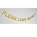 Please Leave Before 9 Funny Rude Customize your Party Banner Signs Holiday Party Hanging Letter Sign