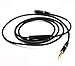 Black Headset Earphone Headphone Adapter with Remote & Mic Extension Cable